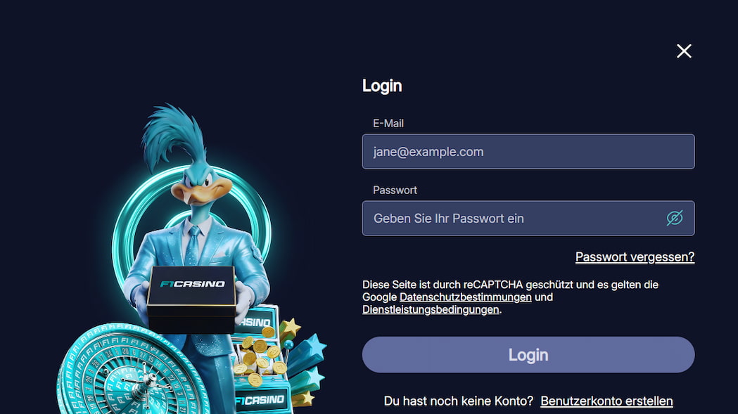 F1 Casino Login